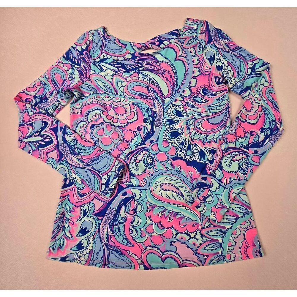 Lilly Pulitzer Small long Sleeve Tristan Top - Picture 1 of 2